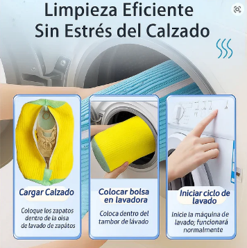 Bolsa Limpia Zapatos para Lavadora - ZapBAG